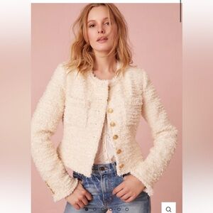 LoveShackFancy Vermont Tweed Jacket